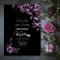 Moody Black and Purple Floral Wedding