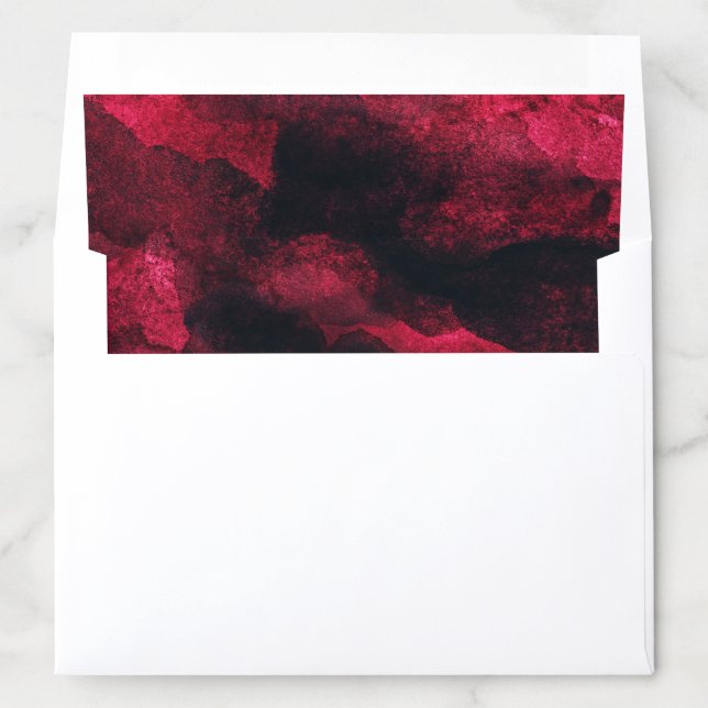 Moody Black and Red Envelope Liner (In Envelope)