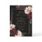Moody Black Burgundy Blush Floral Peonies Wedding