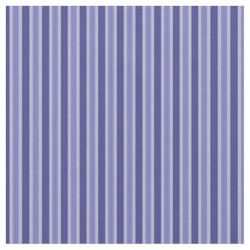 Moody Blue and Purple Stripes Fabric