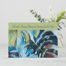 Moody Blue Monstera Botanical Direct Mail Promo An