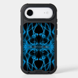 Moody Blue Smoke Custom Abstract Art iPhone 17 Air Case