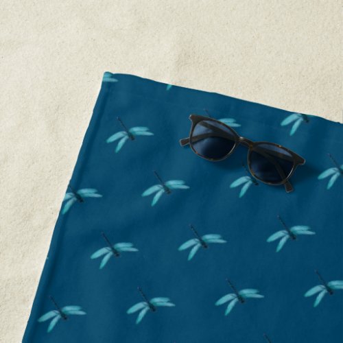 Moody Blues Dragonfly Beach Towel