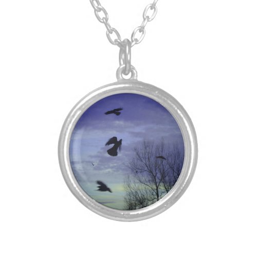 Moody Blues Silver Plated Necklace