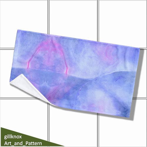 Moody Blues Soft Abstract  Hand Towel