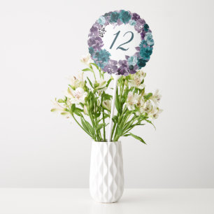 Moody Boho   Teal and Purple Rose Bouquet Balloon