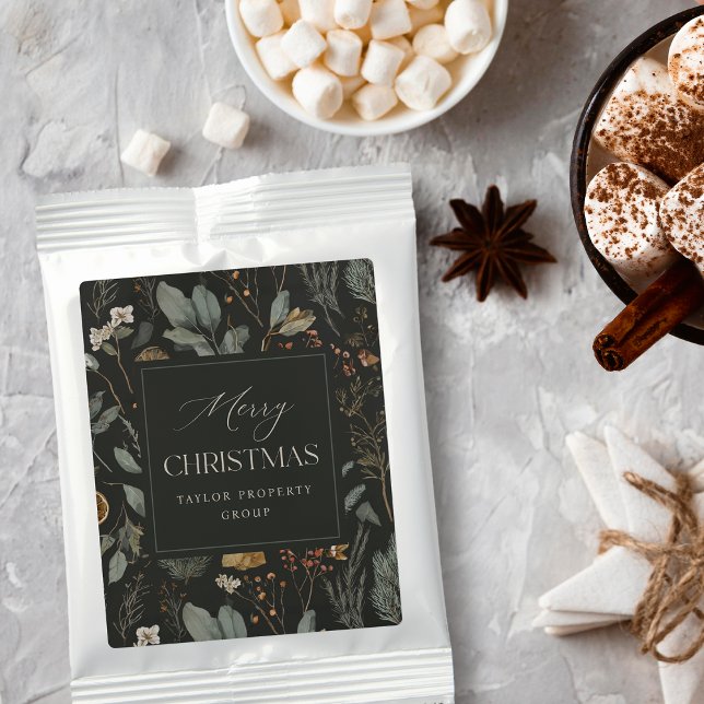 Moody Botanical Personalized Christmas Hot Chocolate Drink Mix (Creator Uploaded)