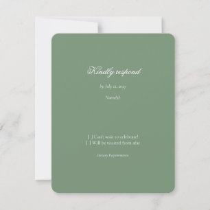 Moody Botanical RSVP / Response Card