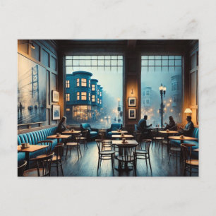 Moody Cafe in San Francisco Mug Postcard
