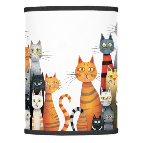 Moody Cats Collection Cute Artistic bedroom lamp