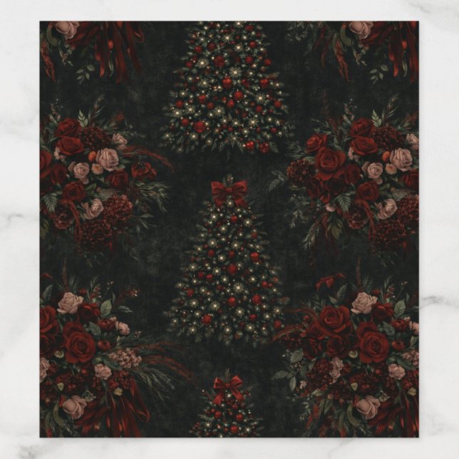 Moody Christmas Envelope Liner (Design)