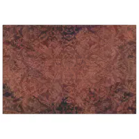 Moody Classic Pattern Dark Terracotta Red Burgundy Tissue Paper