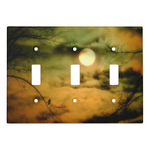 Moody Clouds Light Switch Cover