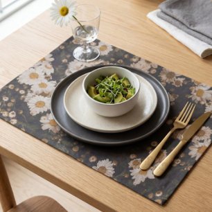 Moody Daisy Drift Cloth Placemat