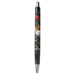 Moody Dark Floral Botanical Fine Art Print Pen