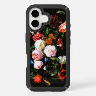 Moody Dark Floral Botanical Fine Art Print iPhone 16 Case