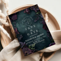 Moody Dark Floral Wedding