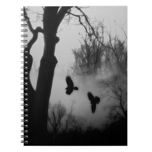 Moody Dark Forest Notebook