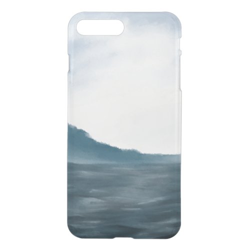 Moody Dark Ocean Waves Under Overcast Sky Painting iPhone 8 Plus7 Plus Case