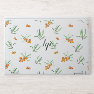 Moody Dark Victorian Botanical Floral Pattern HP Laptop Skin