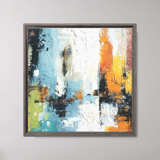 Moody Deep Sea Expressionist Canvas