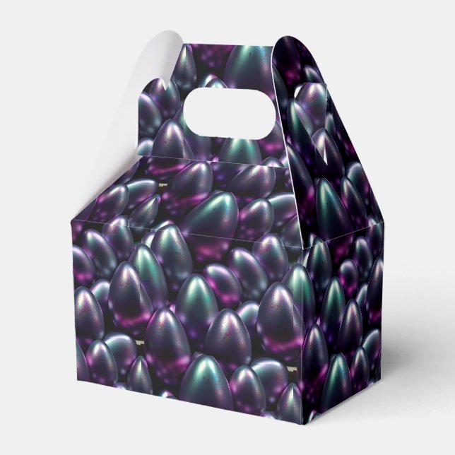 Moody Easter Eggs Favor Boxes (Front Side)