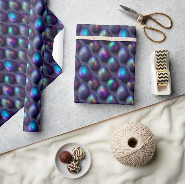 Moody Easter Eggs Wrapping Paper (Crafts)