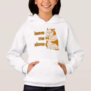 Moody fat cat leave me alone  hoodie