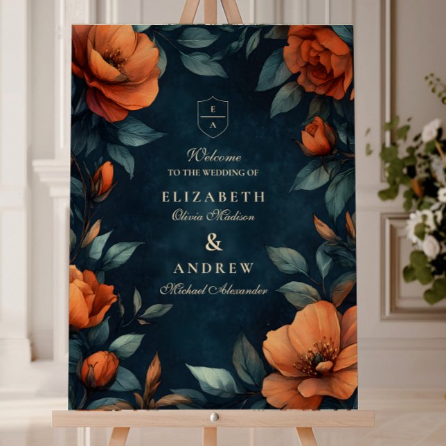 Moody Floral Gothic Foam Board (Creator Uploaded)