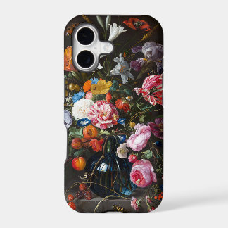 Moody Florals Flower Night Roses Bouquet iPhone 17 Case