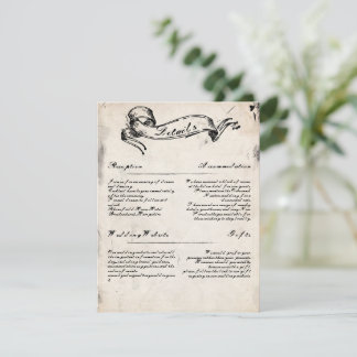 Moody Gothic Details Card 