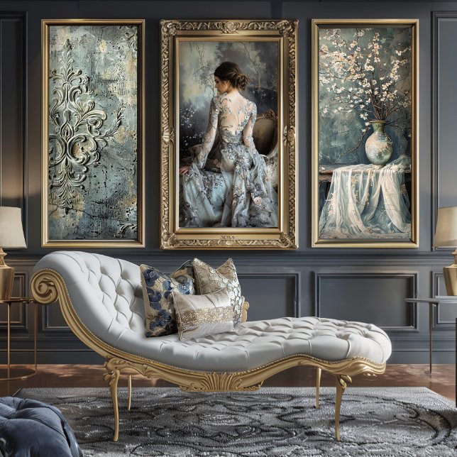 Moody Gray Embossed Demask Textured Effect Tissue Paper Zazzle