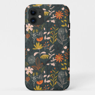 Moody Green Floral iPhone 11 Case