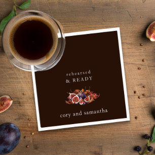 Moody Harvest Plum Fig Rehearsed and Ready Napkins