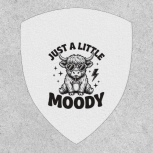 Moody Highland Cow Vintage Engraving Shirt Design_ Patch
