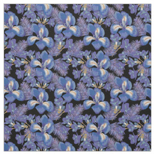 moody iris fabric