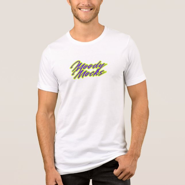 Moody Mocks – Ironic Attitude Tee (Front)