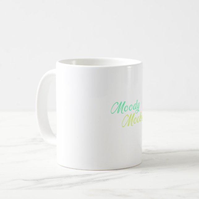 Moody Mocks – Sarcasm and Attitude in Style Coffee Mug (Front Left)