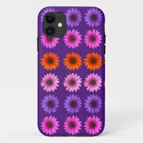 Moody Modern Winter Botanical Christmas Purple  iPhone 11 Case