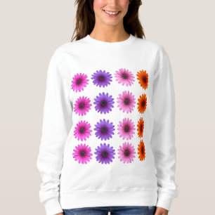 Moody Modern Winter Botanical Christmas Purple   Sweatshirt