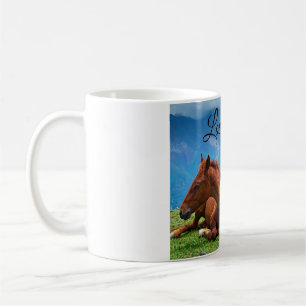 Moody Mountain Horses: A Fine Art Travel Coffee Mug