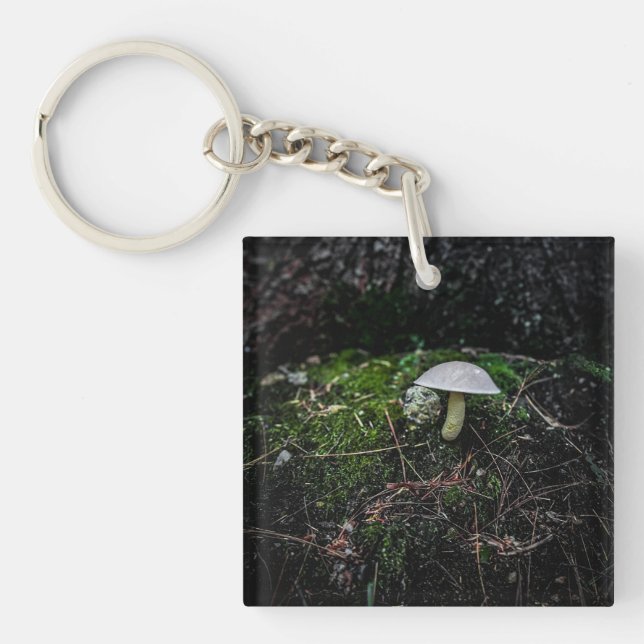 Moody Mushroom Keychain (Front)