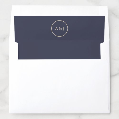 Moody Navy Blue  Envelope Liner