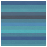 Moody Navy &amp; Slate Blue Horizontal Stripes Fabric