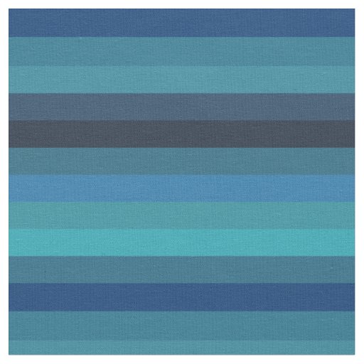  Moody Navy & Slate Blue Horizontal Stripes Fabric