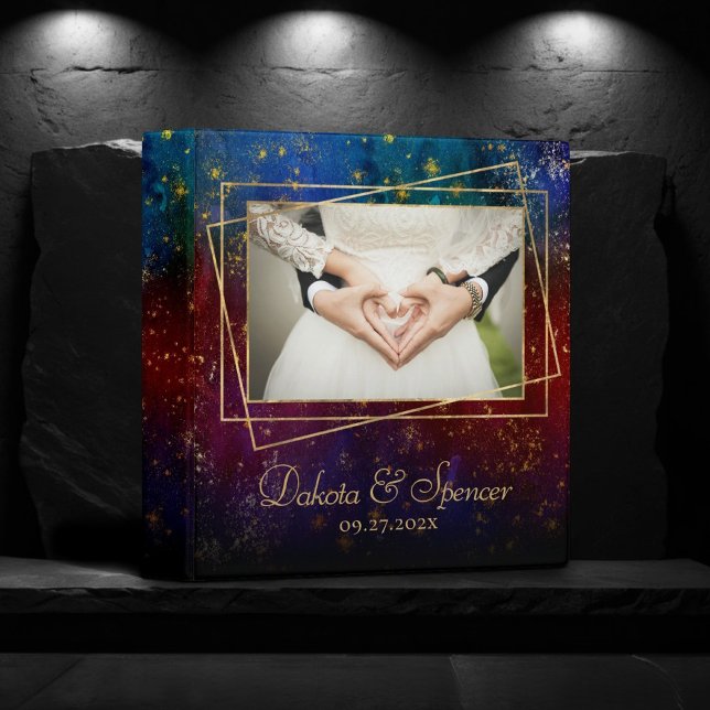 Moody Ombre | Psychedelic Grunge Stardust Album 3 Ring Binder (Creator Uploaded)