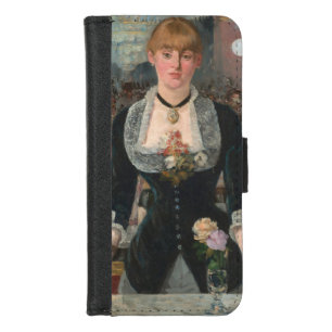 Moody Parisian Bar Manet A Bar at the Folies-Bergè iPhone 8/7 Wallet Case