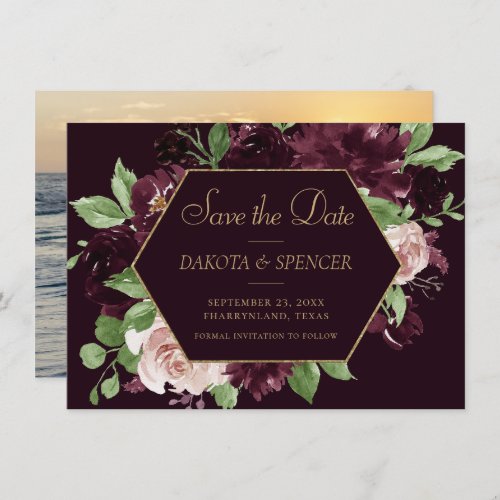 Moody Passion  Dramatic Purple Wine Rose Bouquet Save The Date