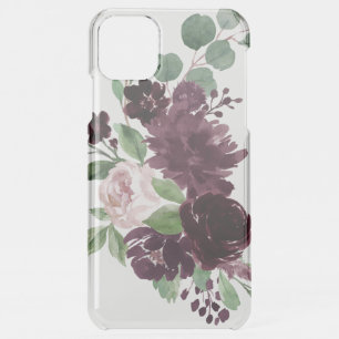 Moody Passions Dramatic Purple Wine Rose Custom iPhone 11 Pro Max Case