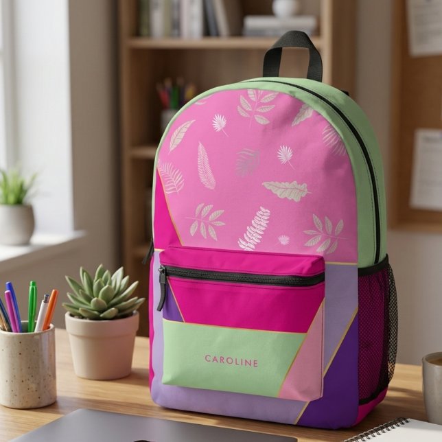 Moody Patterned Colorful Modern Trendy  Printed Backpack (Creator Uploaded)